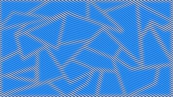 Royal blue color simple and classy wavy pattern abstract design loop able geometric background video