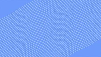 Royal blue color simple and classy wavy pattern abstract design loop able geometric background video