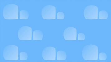 Royal blue color simple and classy futuristic geometrical loop able background video