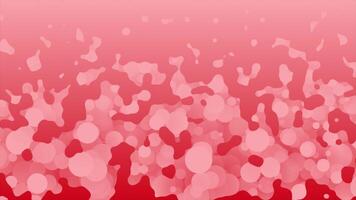 red color futuristic fluid bokeh particles flowing upwards modern background video