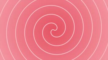Red color rotating circle simple design creating hypnotism effect geometrical loop able background video