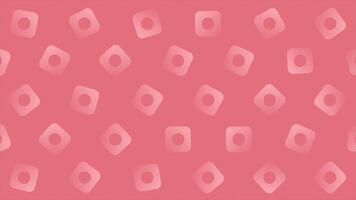 Red color futuristic multiple moving faded squares loop able geometrical background video