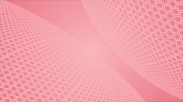 Red color hexagonal shapes tile slowly moving modern and seamless futuristic background for business purpose video