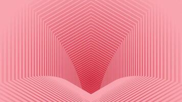 red color modern and futuristic flying through hexagonal tunnel loop able background video
