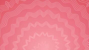 Red color Rotating wavy pattern complex pattern abstract design loop able geometrical background video