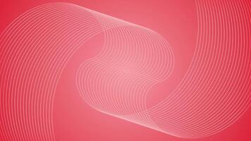 Simple and Elegant red color rotating repeating lines geometrical loop able background video