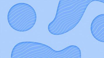 Royal blue color simple and classy wavy pattern abstract design loop able geometric background video