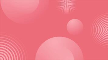 Simple and elegant multiple faded circles minimal geometrical loop able background video