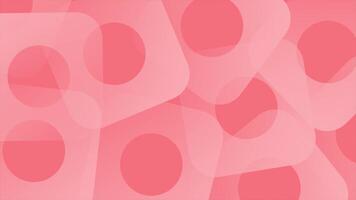Red color futuristic multiple moving faded squares loop able geometrical background video