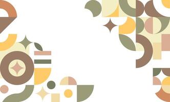 Vintage Color Geometric Pattern Background vector