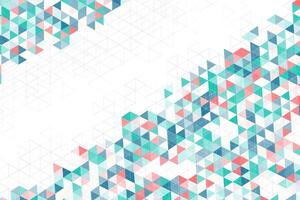 Abstract Dynamic Triangular Pattern background vector