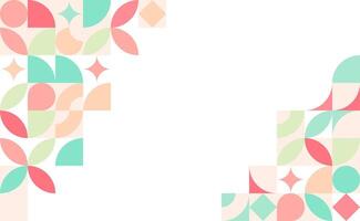 Abstract Geometric Shapes Background vector