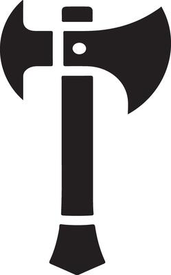 Modern Weapon Axe Silhouette Collection