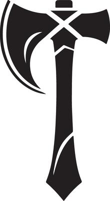 Artistic Weapon Axe Silhouette Downloads