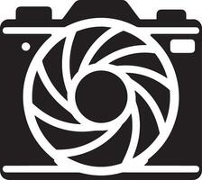 Camera Shutter Silhouette And Images vector