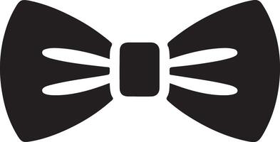 bow tie silhouette on white background isolated vector