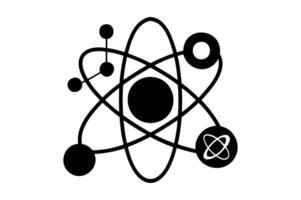 an image of an atom symbol vector