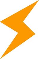 Lightning flash thunder bolt icon symbol sign design vector