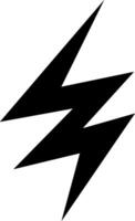 Flash lightning bolt icon symbol sign isolated on white background vector