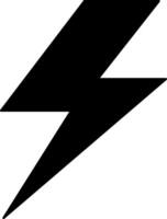 Flat lightning flash thunder bolt icon symbol sign design vector