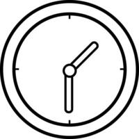 Clock time hour alarm flat icon symbol isolated on white background. Illustration design vector