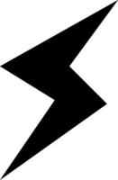 Thunder flash lightning bolt icon sign design vector