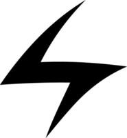 Modern flash lightning thunder bolt icon sign illustration design vector