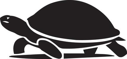 A walking turtle icon designed for various companies. The design is clean, stunning, and beautiful, making it perfect for logos, posters, t-shirts, and other graphic projects vector