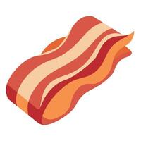 Bacon wrapped in bacon vector