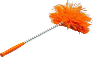 Fluffy Feather Duster with Long Handle. png