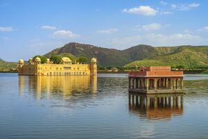 Jal Mahal, the Water Palace, located in Man sagar Lake, Jaipur, Rajasthan, India photo