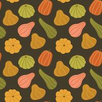 Pumpkin Seamless Pattern, Seamless Pattern vector