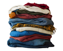 Clothes stack pile of clothes pile stack of clothes stack transparent background png