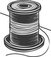 Spool of thread illustration vector