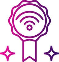 Good Internet Line Gradient Icon vector