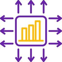 Performance Marketer Line Two Color vector