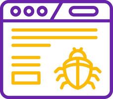 Crawler Line Two Color vector