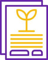 Fresh Content Line Two Color vector