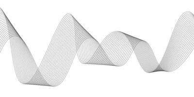 Abstract white background with black wavy lines. Abstract business concept. illustration. vector
