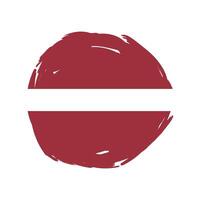 National flag icon of Latvia. Flag Isolated background vector