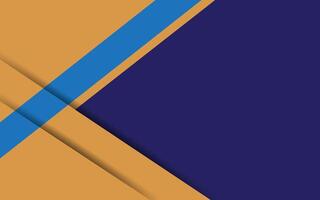 Yellow and blue geometric business banner design. Creative banner design with paper cut shapes and shadows on bright background. Simple horizontal banner. vector