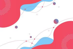 Modern colorful banner template with gradient colors. Design with liquid form. vector