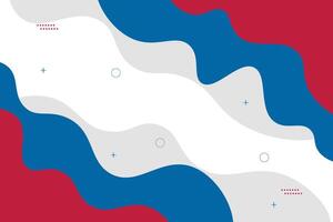 minimal abstract red blue fluid color, geometric white color background fluid shape banner. eps10 vector