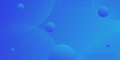 Trendy blue gradient background with dynamic circle shape pattern. Abstract template and modern stylish texture background. vector
