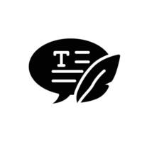 critique solid icon design good for web or mobile app vector