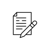 article thin outline icon design good for web or mobile app vector