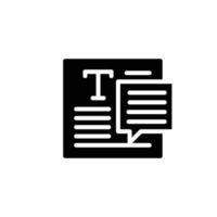 opinion solid icon design good for web or mobile app vector
