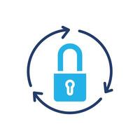 psword reset colored icon design good for web or mobile app vector