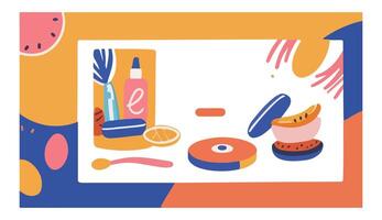 Dynamic Product Promotion Template Illustration for Marketing Design vector