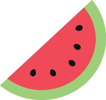 Red Watermelon Slice vector
